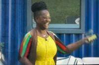 Cirie is so happy with her new toy