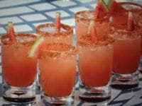 Rubina made mocktails for everyone.