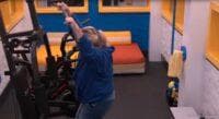 Angie tries to work out.  She nopes out of that idea real quick