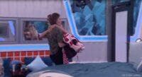 MJ carries Leah to bed. Okay