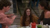 Stepped away, back and Kelly breaking up a chat between Rylie and Lauren