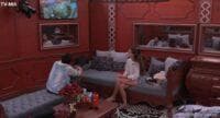 Lauren staring at an empty kitchen