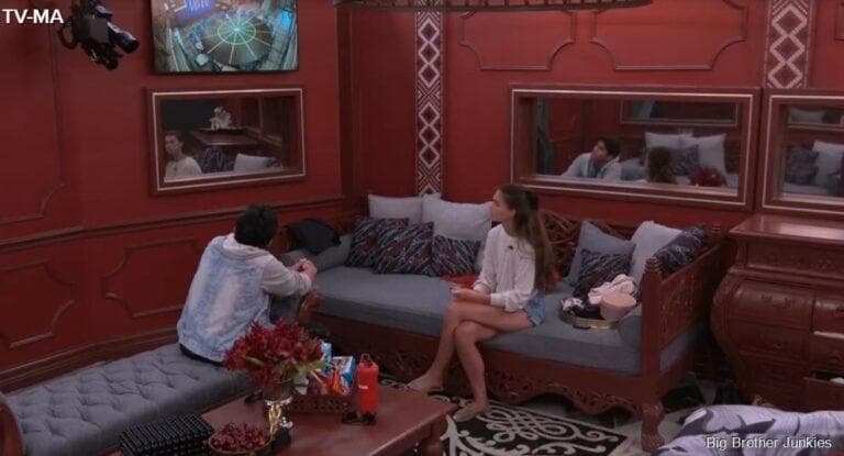 Lauren staring at an empty kitchen