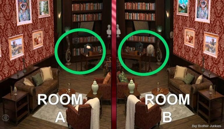 They need to go into rooms and find the differences