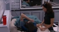 Vinnie is sulking and Morgan chatting with him