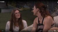 Kelley is leaving and asks for a hug. Rachel says no and they have an awkward situation where Kelley asks why