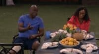 Will and Ashley talking to the cam outside