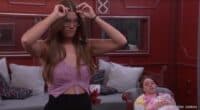 Kelley wearing some of Morgan’s clothes