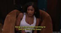 Ashley getting Morgan worked up about his alliance with Lauren