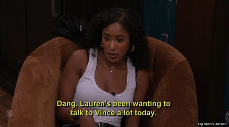 Ashley getting Morgan worked up about his alliance with Lauren