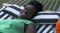 Izzy and Cirie joking about how surprised everyone will be at the finale when the cast finds out about Jared