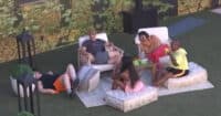 Small group outside asking BB to make a competition about Felicia’s mic saga. “True or Fale Ms. Felicia flushed her first mic on night 2?”