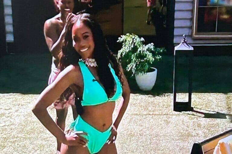 Feed back in briefly to see the houseguest modeling a fake runway, some swimming, etc