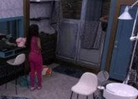Kirsten cornering Izzy in the shower telling her she is just going to moveforward being herself because “that is the best she can do”