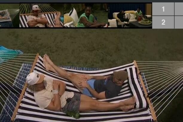 Hisam and Matt Bonding on the Hammock