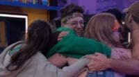 Kirsten leaves the DR still crying so the rest of the house gives her a group hug