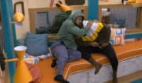 They talk personal and Monte begins crying. Joseph comforts him