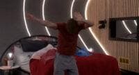 Kyle starts dancing to try and wake up