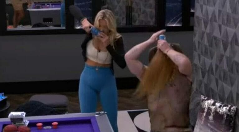 Reilly and Red shotgunning some.. water?