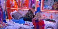 For some strange reason, Nicole is planning nominations with Indy using nail polish and bathroom items.