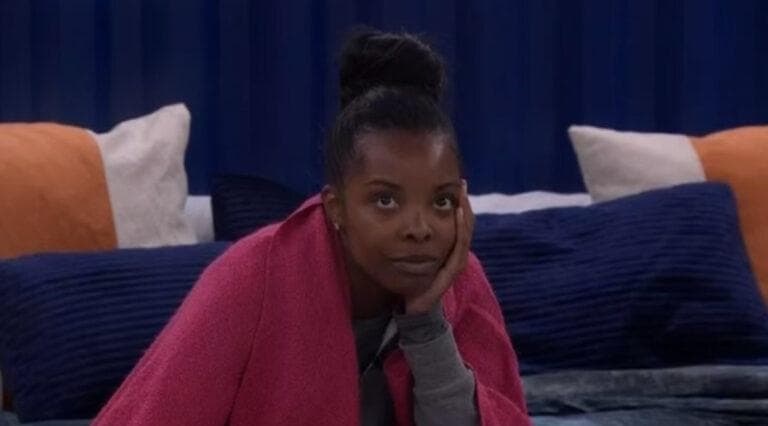 The HoH is watching Hisam randomly mopping the stairs.