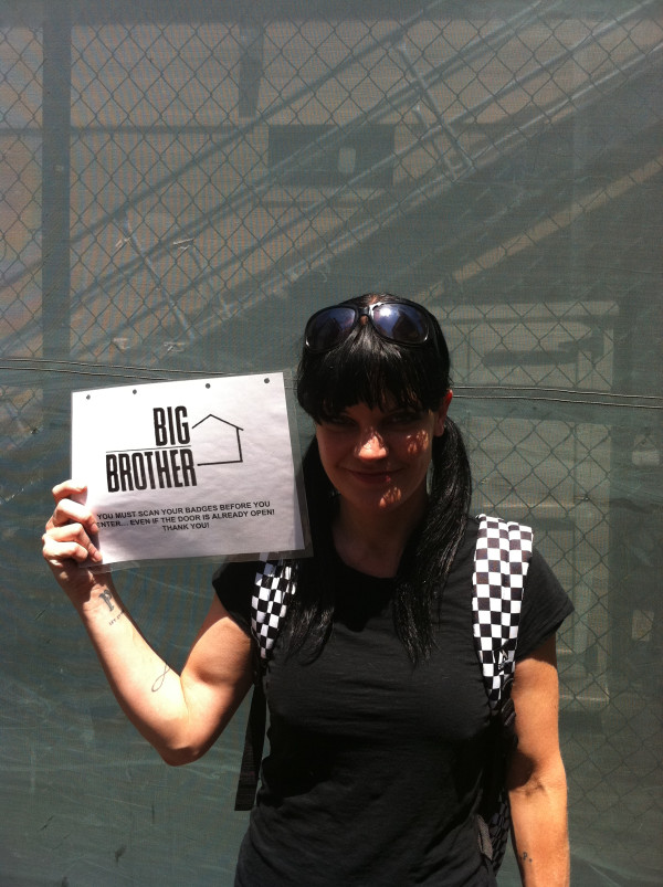 pauley perrette from NCIS in the big brother house