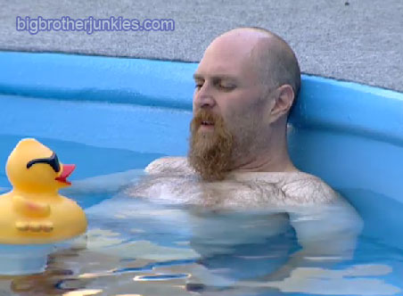 Big Brother Adam and his duck