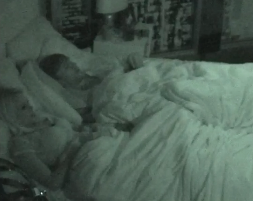 Jeremy and Aaryn in bed