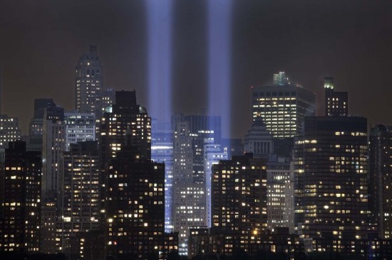 ground zero, 9/11, Tribute in Light
