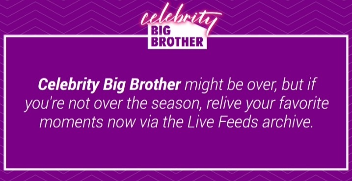 Celebrity Big Brother Live Finale Thread